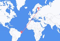Flyreiser fra Maceió, Brasil til Villmanstrand, Finland