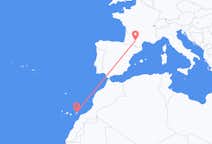 Flyreiser fra Ajuy, Spania til Toulouse, Frankrike