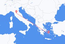 Lennot Firenzestä, Italia Parikiaan, Kreikka