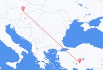 出发地 斯洛伐克出发地 布拉迪斯拉发目的地 土耳其科尼亞的航班