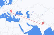 Flyreiser fra Gwalior, India, til Beograd, India