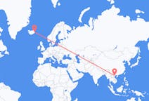 Flyreiser fra Hanoi, Vietnam til Egilsstaðir, Island