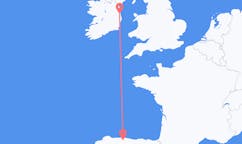 Flyg från Asturien, Spanien till Dublin, Irland
