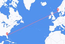 Flüge von Jacksonville, die Vereinigten Staaten nach Stavanger, Norwegen