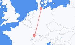 Flyg från Bern, Schweiz till Hamburg, Tyskland