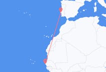 Flyrejser fra Dakar til Lissabon