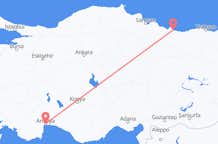 Vols depuis Ordu, Turquie pour Antalya, Turquie