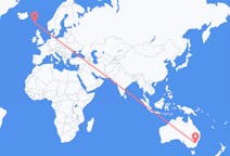 Flyrejser fra Canberra til Sørvágur