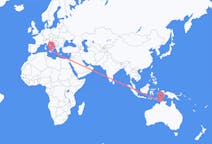 Flyreiser fra Darwin, Australia til Catania, Italia
