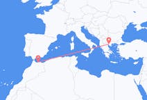Vuelos de Alhucemas, Marruecos a Salónica, Grecia