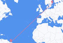 出发地 苏里南出发地 帕拉马里博目的地 瑞典斯德哥尔摩的航班