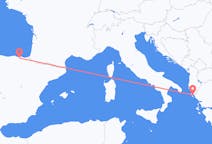 Flights from Bilbao in Spain to Corfu in Greece