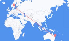 Flights from Brisbane, Australia to Örebro, Sweden