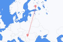 Flyg från Villmanstrand, Finland till Timișoara, Rumänien
