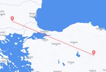 Flyreiser fra Plovdiv, Bulgaria til Kayseri, Tyrkia