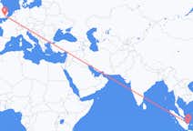 Flyrejser fra Pangkal Pinang til London