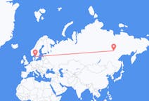 Vuelos desde Yakutsk a Gotemburgo