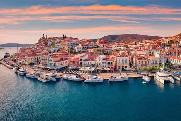 "Visite privée d'une journée complète sur l'île de Poros depuis Athènes"