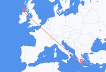 Flights from Kythira, Greece to Derry, Northern Ireland