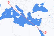Flights from Medina to Geneva