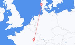 Fly fra Dole til Esbjerg