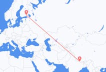 Flug frá Bharatpur, Nepal til Lappeenranta, Finnlandi