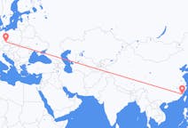 Flyreiser fra Fuzhou, til Praha