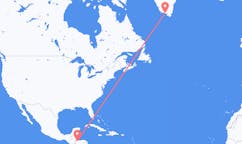 Flyreiser fra San Pedro Sula, Honduras til Qaqortoq, Grønland