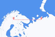 Flights from Naryan-Mar, Russia to Kittilä, Finland