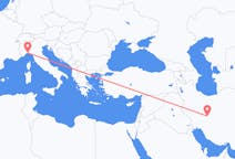 Flights from Isfahan to Genoa