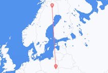 Flights from Lublin, Poland to Gällivare, Sweden