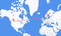 来自美国出发地 卡利斯佩尔目的地 瑞典林雪平的航班
