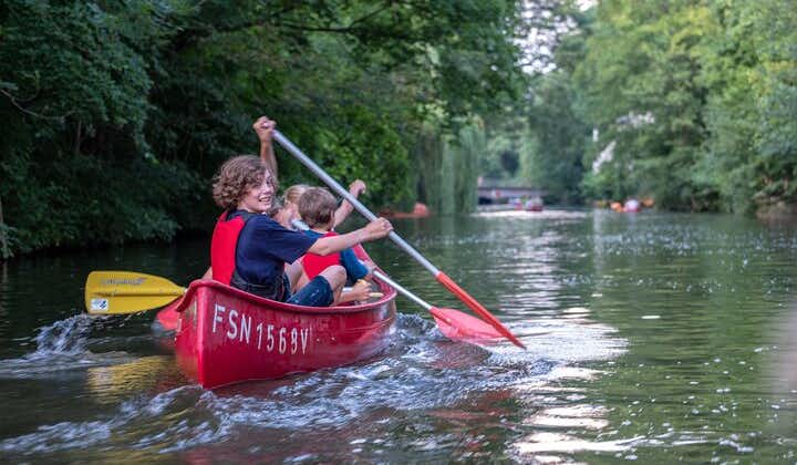 1-hour 3-seater canoe rental in Leipzig
