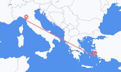 Flights from Pisa, Italy to Leros, Greece