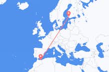 Flights from Nador to Turku