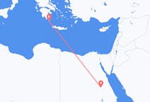 Vluchten van Luxor, Egypte naar Kythira, Griekenland
