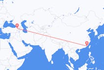 Flyrejser fra Xiamen til Kars