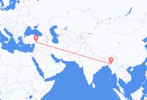 Flights from Kalay, Myanmar (Burma) to Kahramanmaraş, Turkey