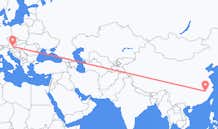 Flyrejser fra Shangrao, Kina til Graz, Østrig