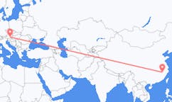 出发地 中国上饶市目的地 奥地利格拉茨的航班