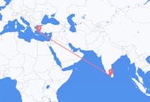 出发地 斯里兰卡科伦坡目的地 希腊斯坦帕利亞島的航班
