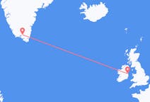 出发地 爱尔兰出发地 都柏林目的地 格陵兰纳萨尔苏克的航班