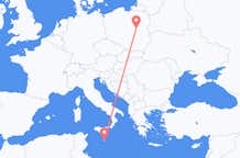 Flyreiser fra Warszawa, til Malta
