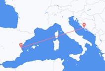 Flights from Split in Croatia to Valencia in Spain