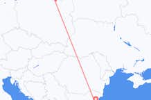 Flyrejser fra Szczytno, Polen til Burgas, Bulgarien