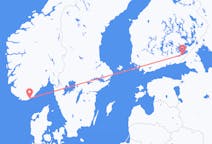 Flights from Kristiansand, Norway to Lappeenranta, Finland