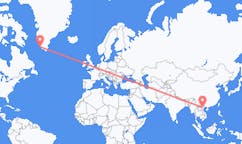 Flyreiser fra Hanoi, Vietnam til Paamiut, Grønland