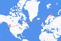 Flyg från Victoria, Kanada till Ivalo, Finland