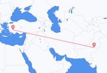 Flyg från Multan, Pakistan till Denizli, Turkiet