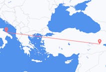 Flyreiser fra Mus, Tyrkia til Bari, Italia
